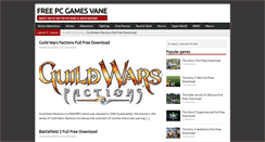 Desktop Screenshot of freepcgamesvane.com